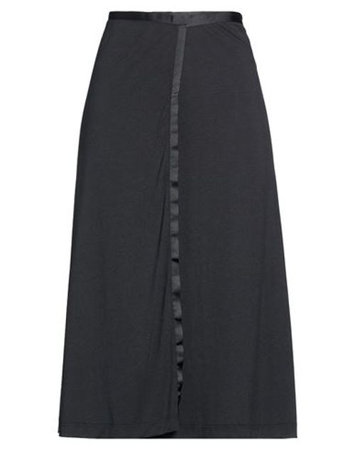 Woman Midi skirt Black Size 1 Lyocell, Organic cotton