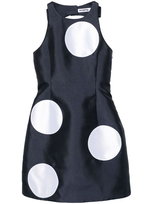 Mikado mini dress - Blue