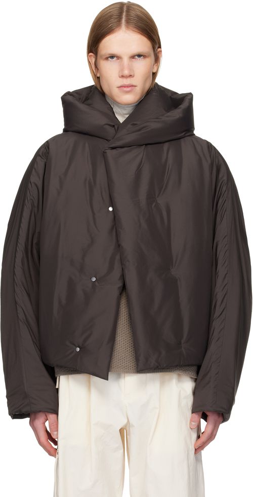 Brown Blouson Duvet Jacket