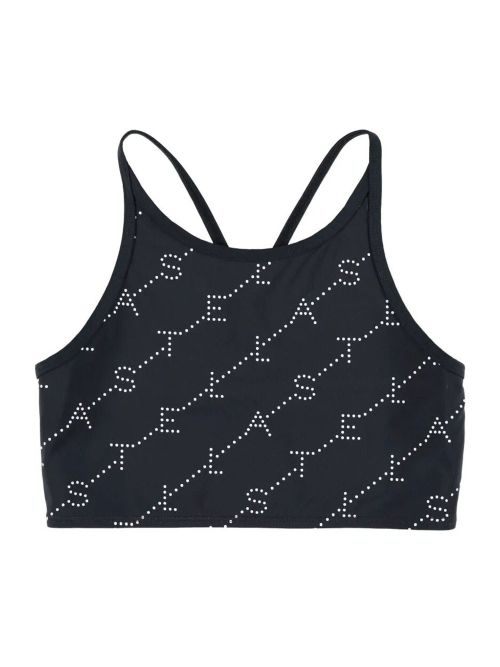 Sporty Top With Logo Print