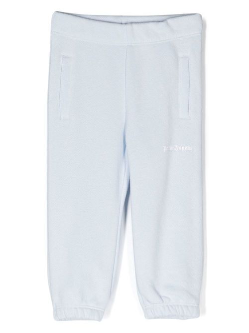 Logo print sweatpants - Blue