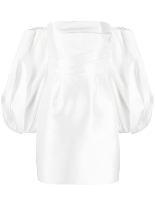 The Bella off-shoulder minidress - White