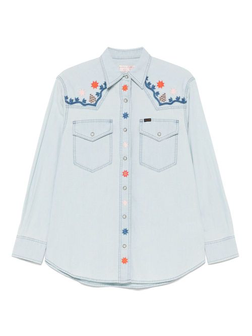 Filson embroidered shirt - Blue