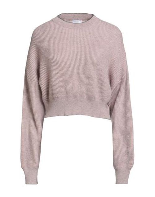 Woman Sweater Antique rose Size L Mohair wool, Polyamide, Wool, Brass