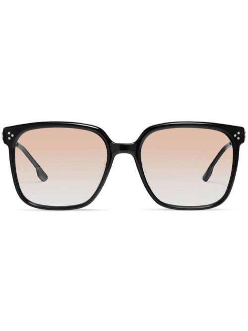 Vene 01 square-frame glasses - Black