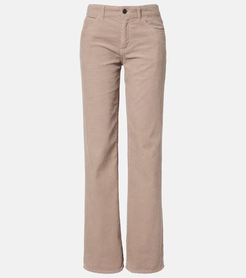 Carlyl cotton corduroy straight pants