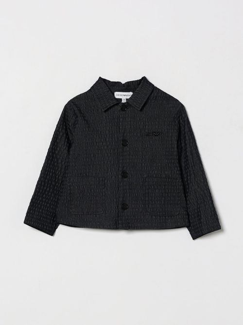 Coat Kids color Blue