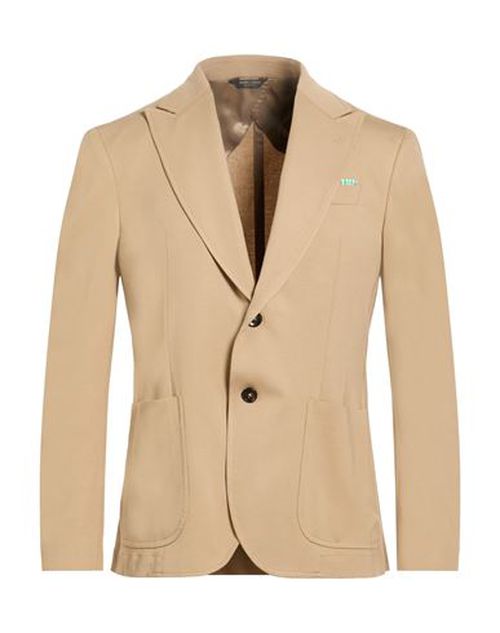 Man Blazer Camel Size 40 Viscose, Polyamide, Elastane