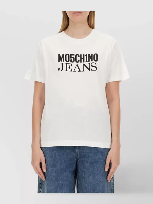 Moschino - logo crew neck t-shirt