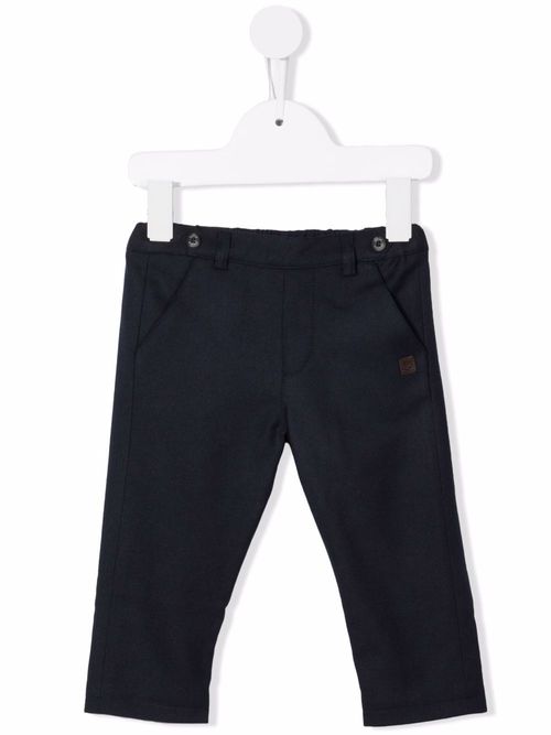 Slim-fit tailored trousers - Blue