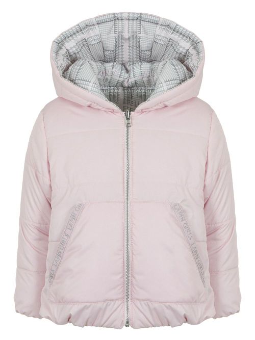 Reversible hooded jacket - Pink
