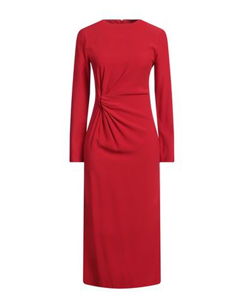 Liviana Conti Woman Midi dress Red Size 2 Viscose, Acetate