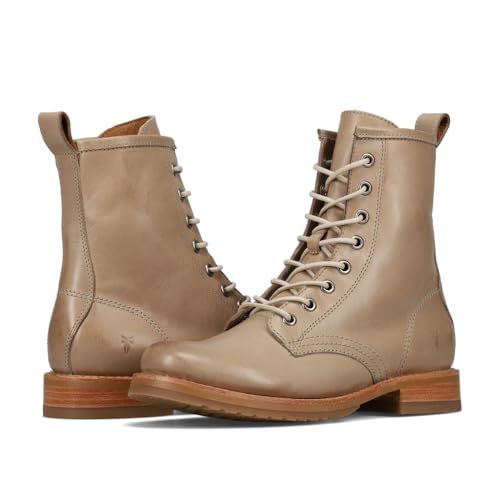 Frye Veronica Flex Combat Boots - Women's Leather Lace-Up Ankle Booties