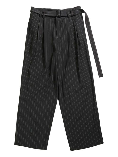 LGN LOUIS GABRIEL NOUCHI pinstriped trousers - Black
