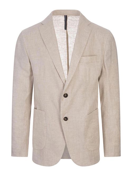 Linen One-Breasted Blazer