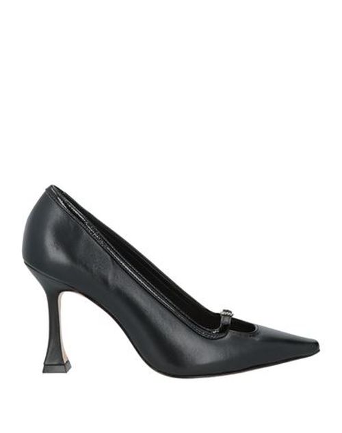 ) Woman Pumps Black Size 10 Calfskin