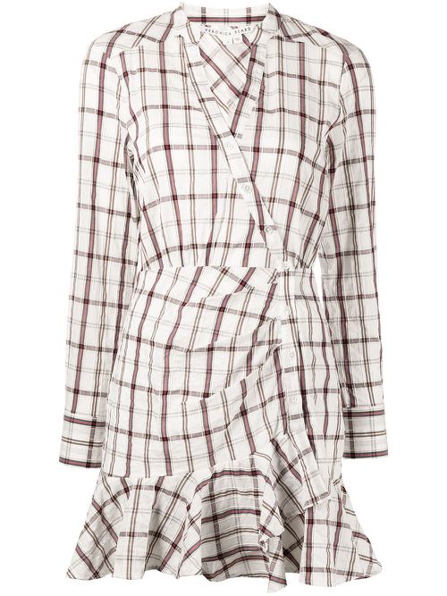 Sherry check-pattern dress - Multicolour