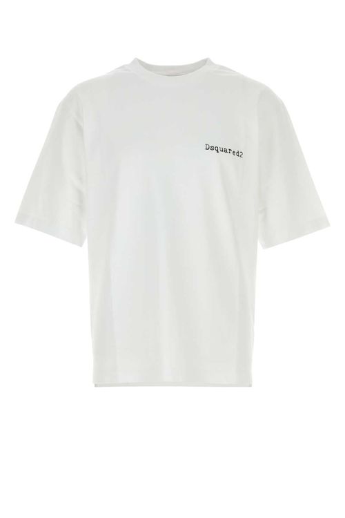 Cotton Logo T-Shirt — White