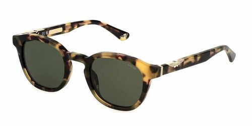 Police SPLL82 ORIGINS 60 0AGG Men's Sunglasses Tortoiseshe
