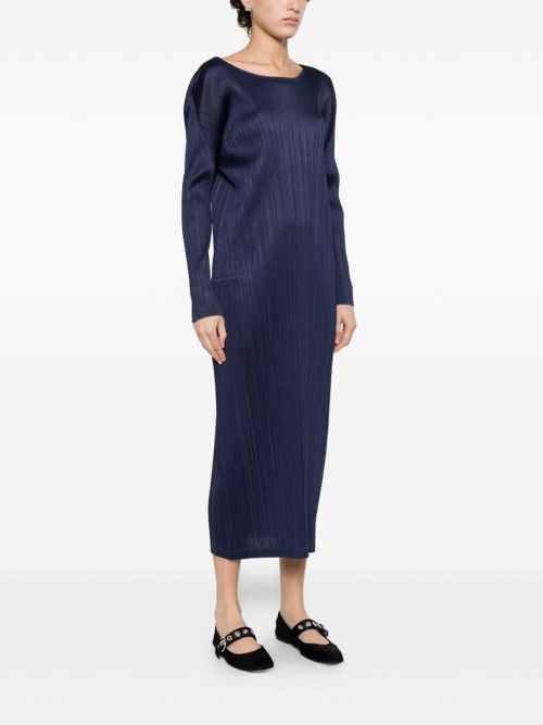 Pleated Long Dress