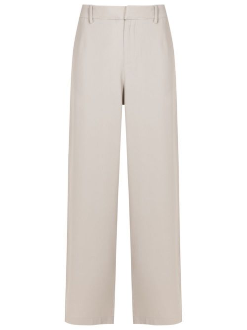 Mid-rise tailored trousers - Neutrals