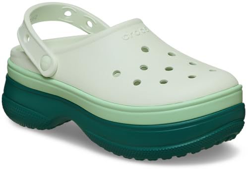 Crocs Unisex Classic Stacked Clogs Platform Platform Mocha Men
