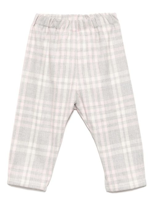 Checked trousers - Pink