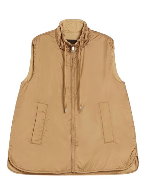 Zip-up gilet - Brown