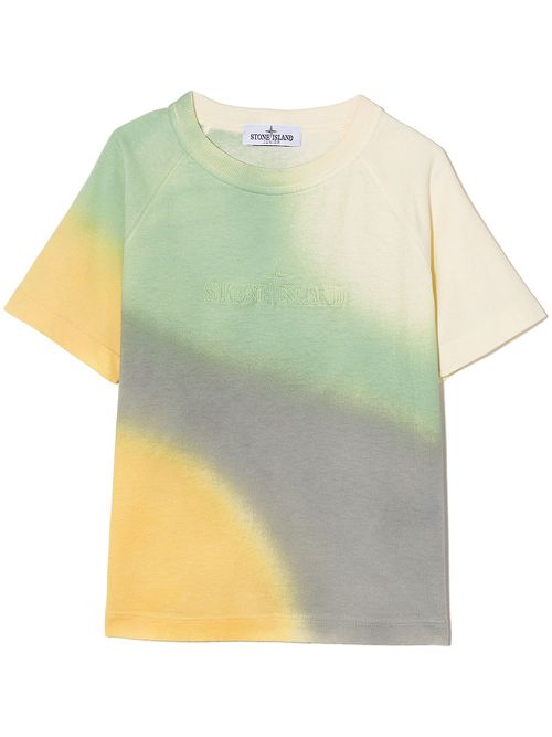 Tie-dye logo T-shirt - Green