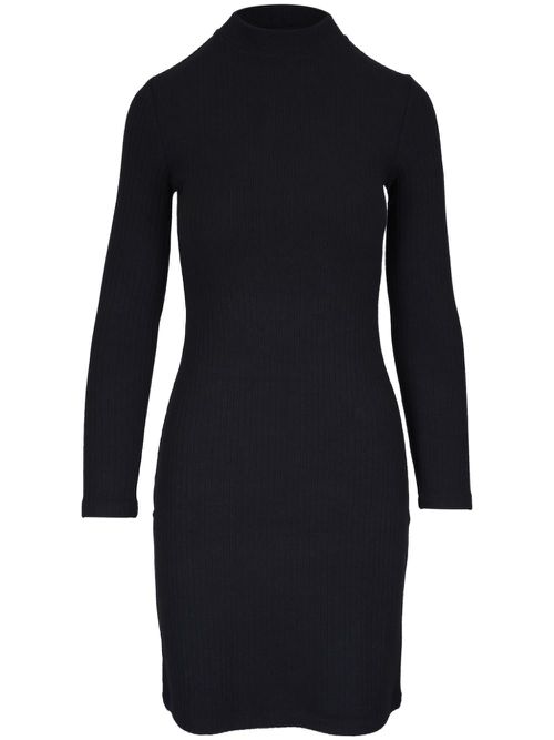 Ribbed dress - Black