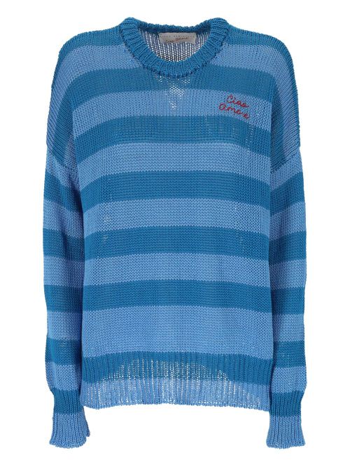 Striped sweater - Blue