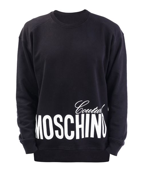 Couture print black sweatshirt