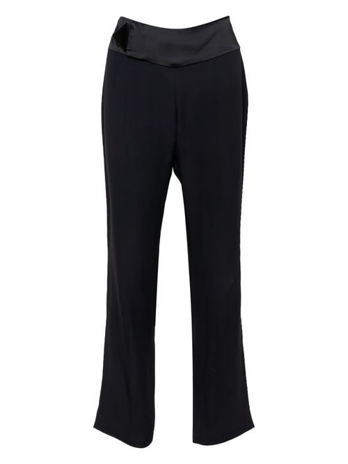 Crepe trousers - Black