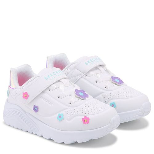 Kids' Street Uno Lite Sneaker Toddler Shoes (White/Flowers)