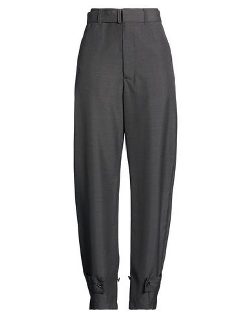 Woman Pants Charcoal Size 2 Polyester, Wool