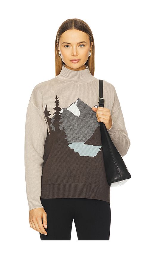 Alp N Rock Simran Mock Neck Sweater in Stone. XS also in L