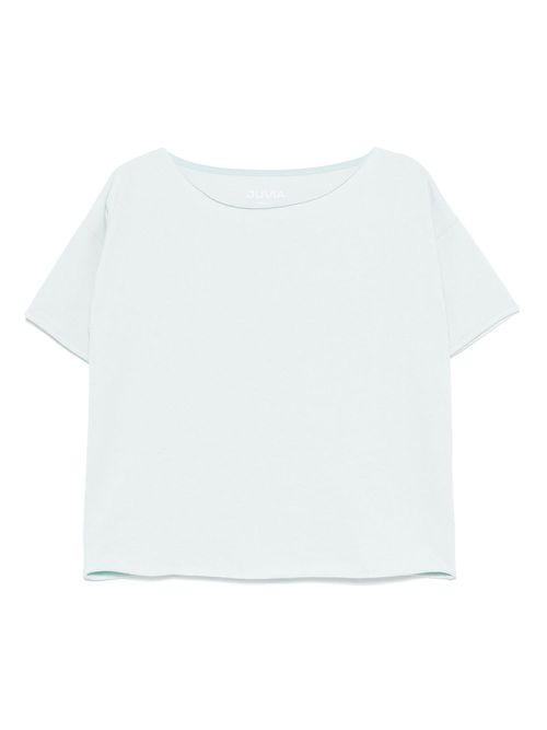 Cotton-blend t-shirt - Blue