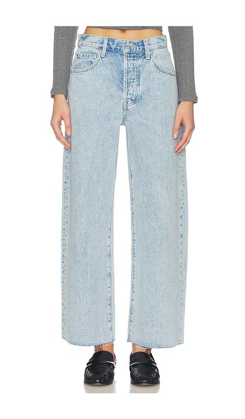 PISTOLA Tate Crop High Rise Bowed Wide Leg Jeans in Ablaze. 23 also , 26, 27, 28, 29, 33