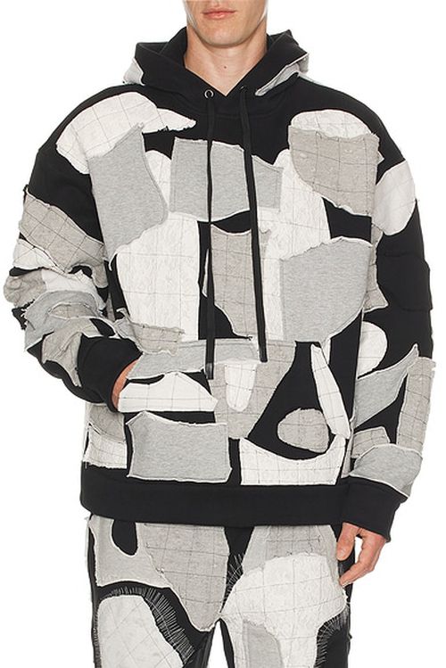 Who Decides War by Ev Bravado Atom Hooded Pullover in Coal - Grey. L also in M, S, XL/1X, XXL/2X