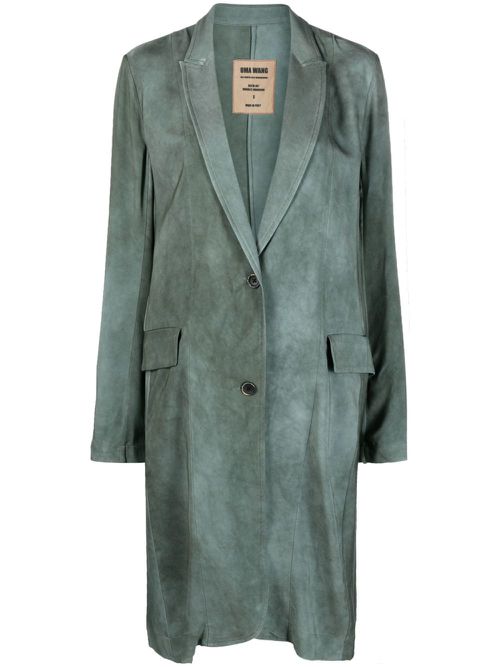 Single-breasted coat - Blue