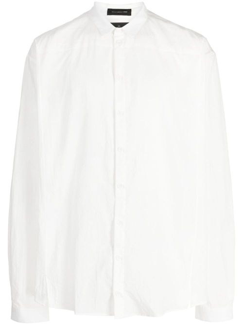 Oversized cotton shirt - White