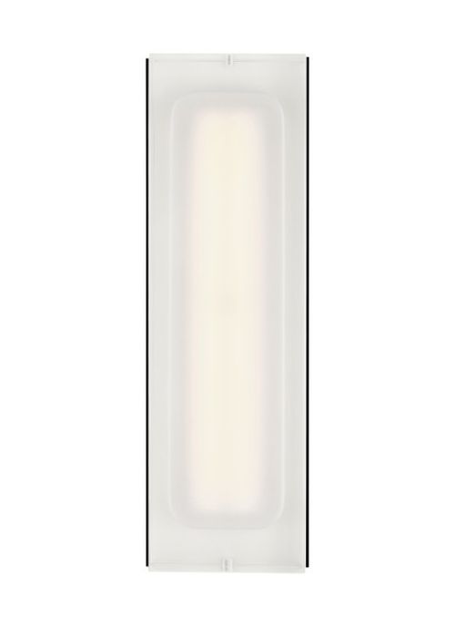 Natural Brass LED Wall Sconce from the Milley Collection