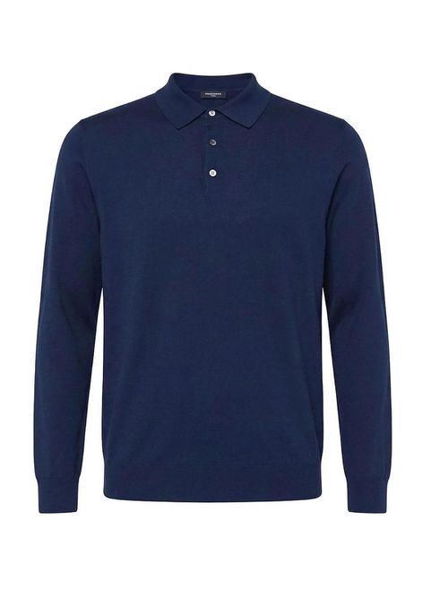 Long Sleeve Logo Polo