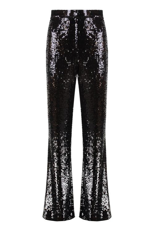 Sequin-embellished Flared Trousers