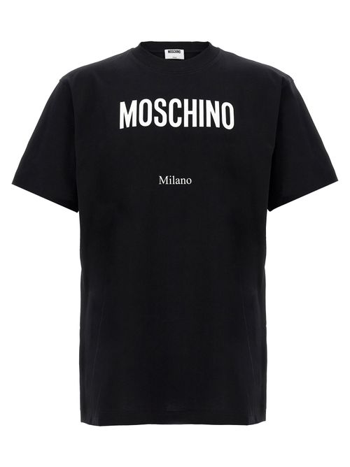 Logo-Print Cotton T-Shirt — Black