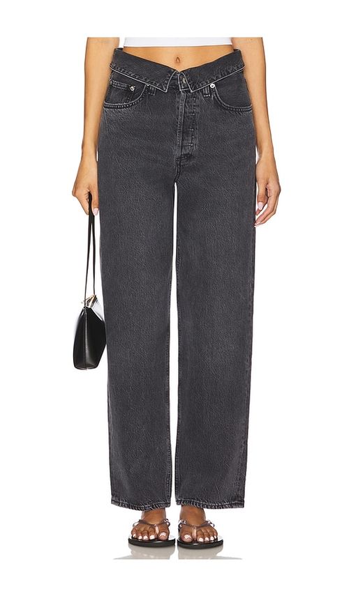 AGOLDE TAPERED HOSE ECHO in Black. Größe 34. Also in 23, 24, 25, 26, 27, 28, 29, 30