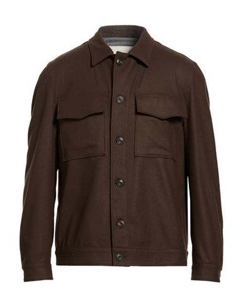 L. b.m. 1911 Man Jacket Dark brown Size 40 Virgin Wool, Polyamide