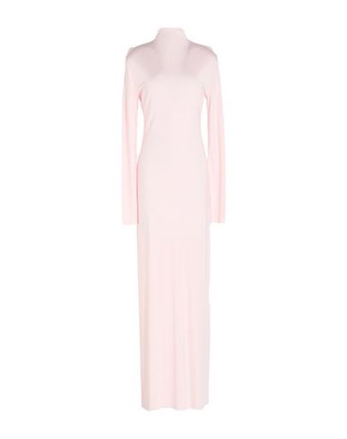 Woman Maxi dress Light pink Size M Viscose