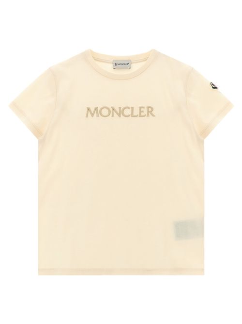 Girls Beige Logo T-shirt