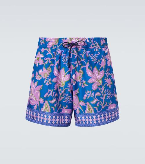 Floral swim trunks